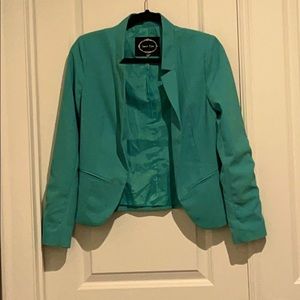 Green blazer